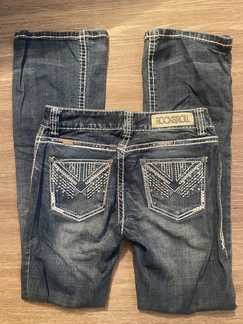 Rock & Roll Bedazzled Jeans 26x34